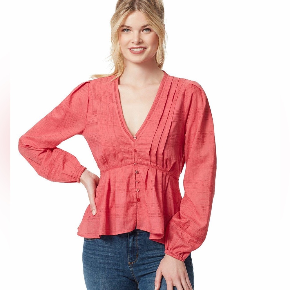 Jessica Simpson Desert Rose Blouse, Size M, New and Never Worn Before